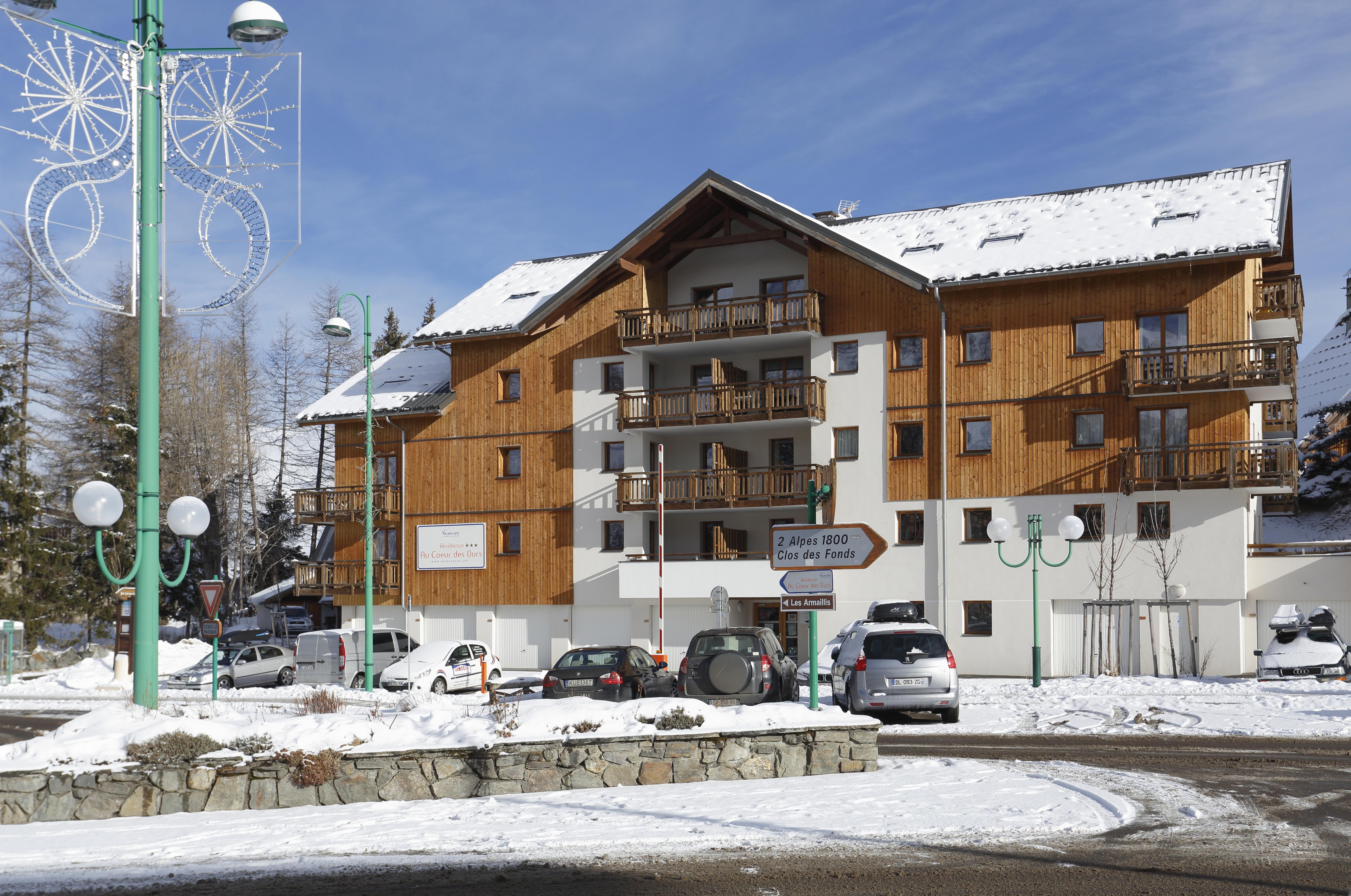 Vacancéole - Au Coeur des Ours Aparthotel Les Deux Alpes Esterno foto